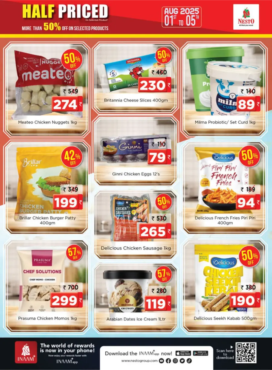 Half Priced Offers – Save Over 50% Now! In Nesto Hypermarket Wayanad