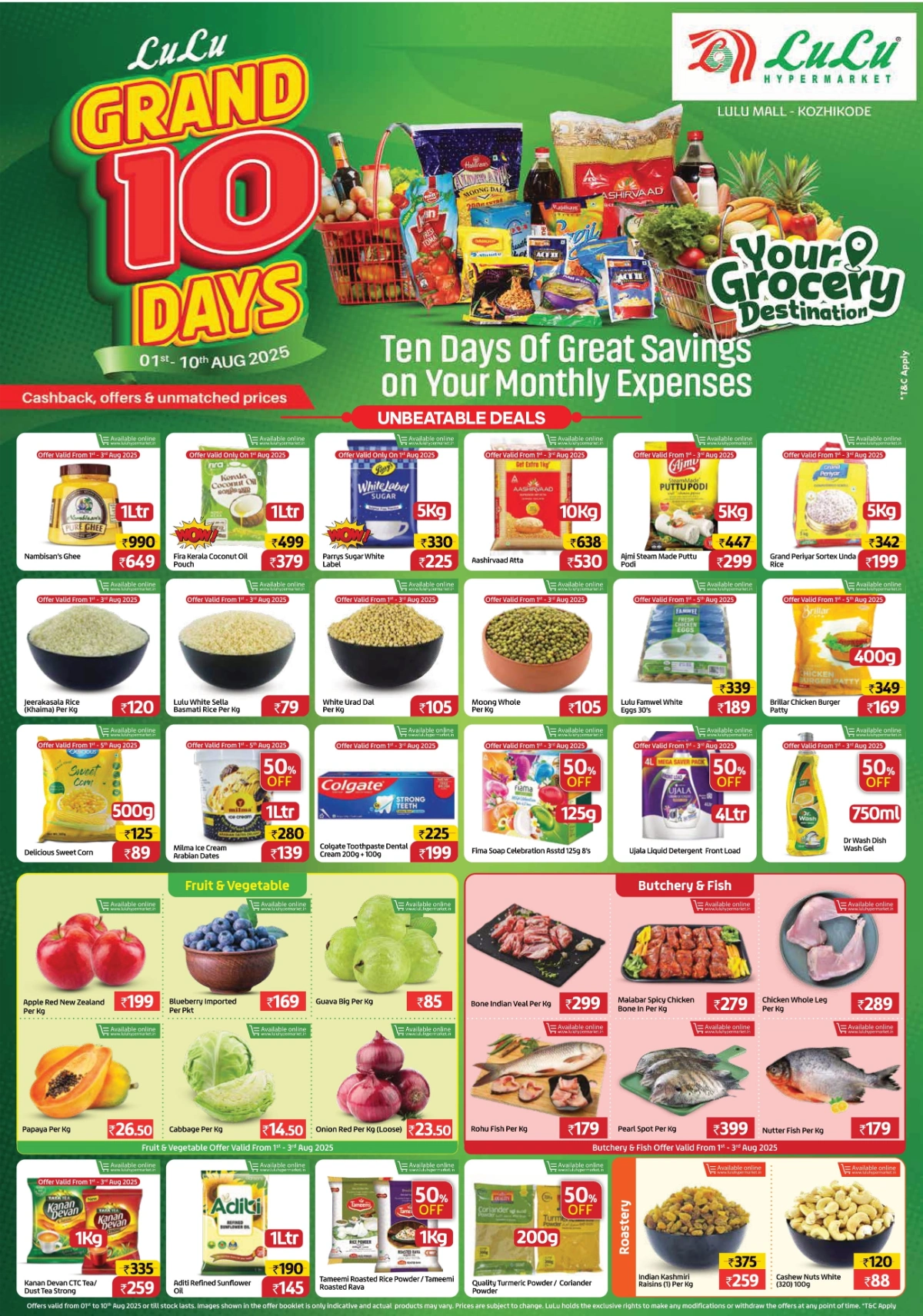Grand 10-Day Sale – Up to 60% OFF! In Lulu Hypermarket Calicut