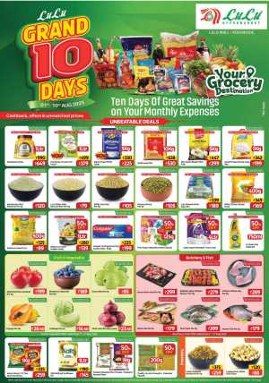 Grand 10-Day Sale – Up to 60% OFF! In Lulu Hypermarket Calicut