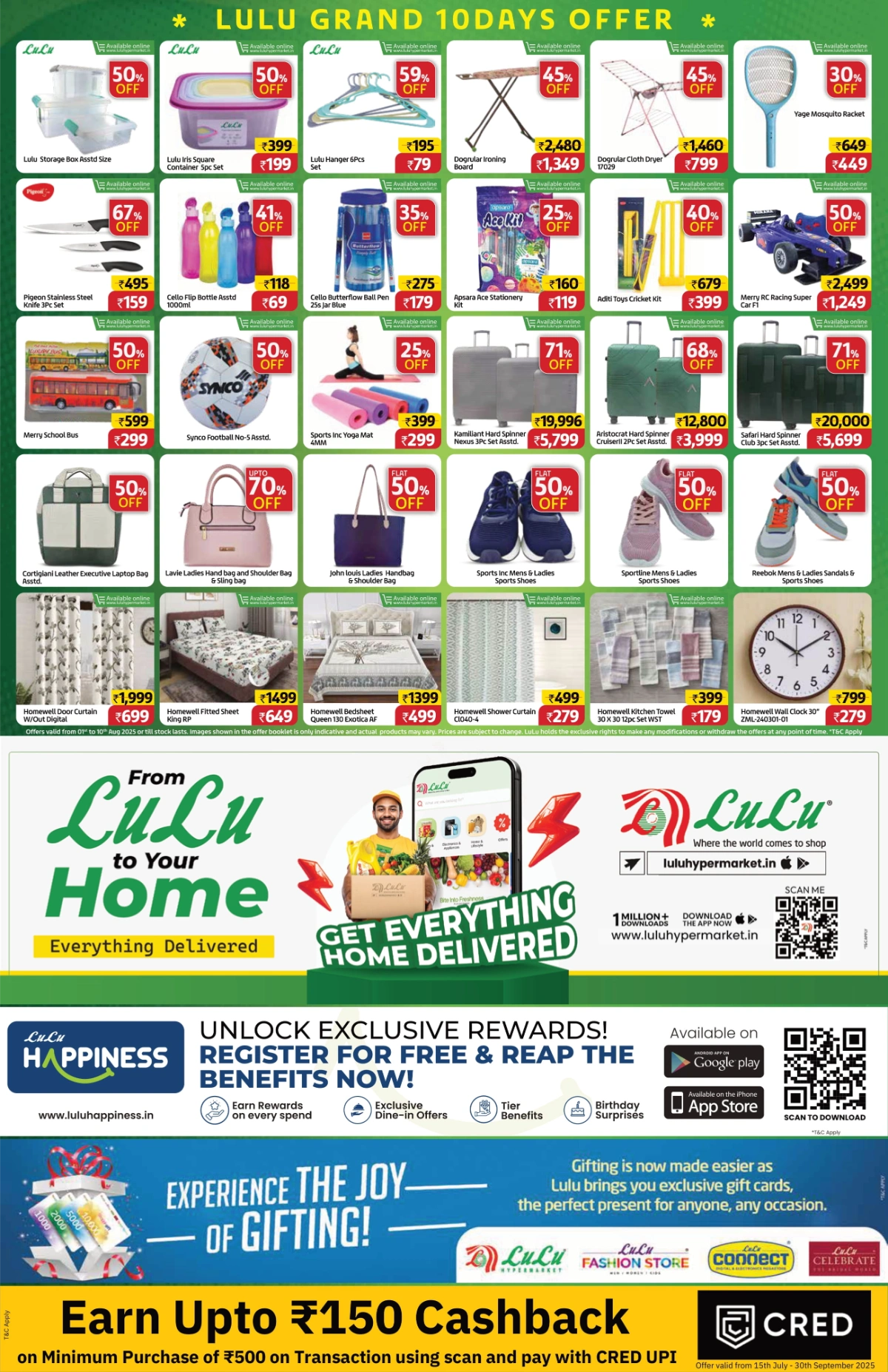 Grand 10-Day Sale – Up to 60% OFF! In Lulu Hypermarket Calicut