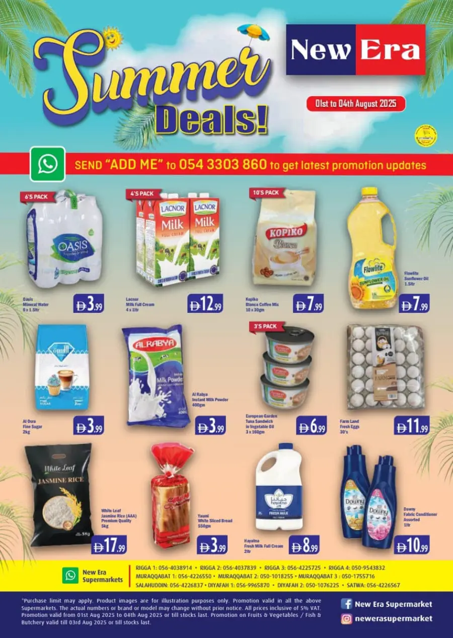 Summer Deals In New Era Supermarket Dubai