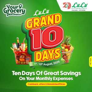 Grand 10-Day Sale – Up to 50% OFF! In Lulu Hypermarket Kottayam