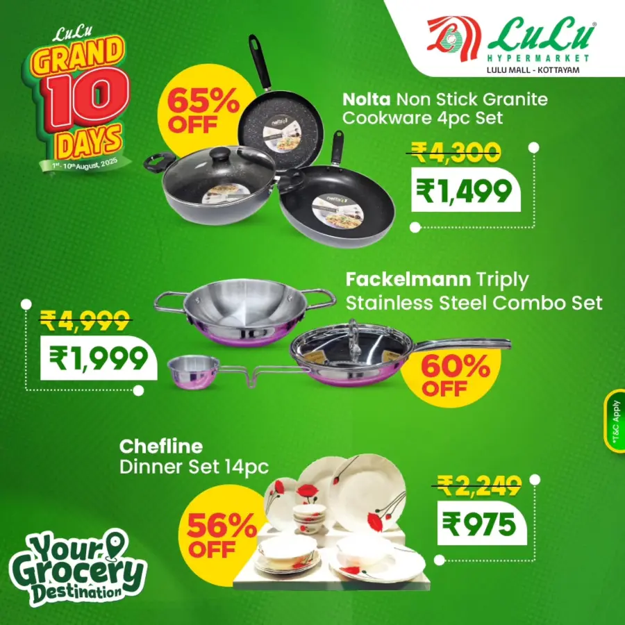 Grand 10-Day Sale – Up to 50% OFF! In Lulu Hypermarket Kottayam