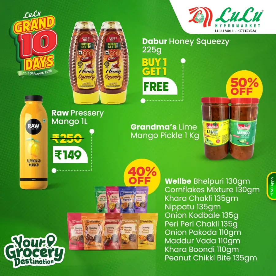 Grand 10-Day Sale – Up to 50% OFF! In Lulu Hypermarket Kottayam