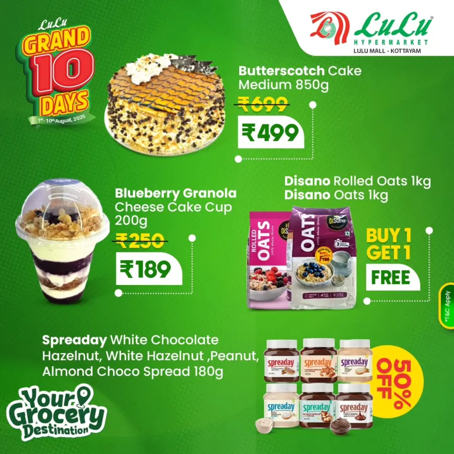 Grand 10-Day Sale – Up to 50% OFF! In Lulu Hypermarket Kottayam