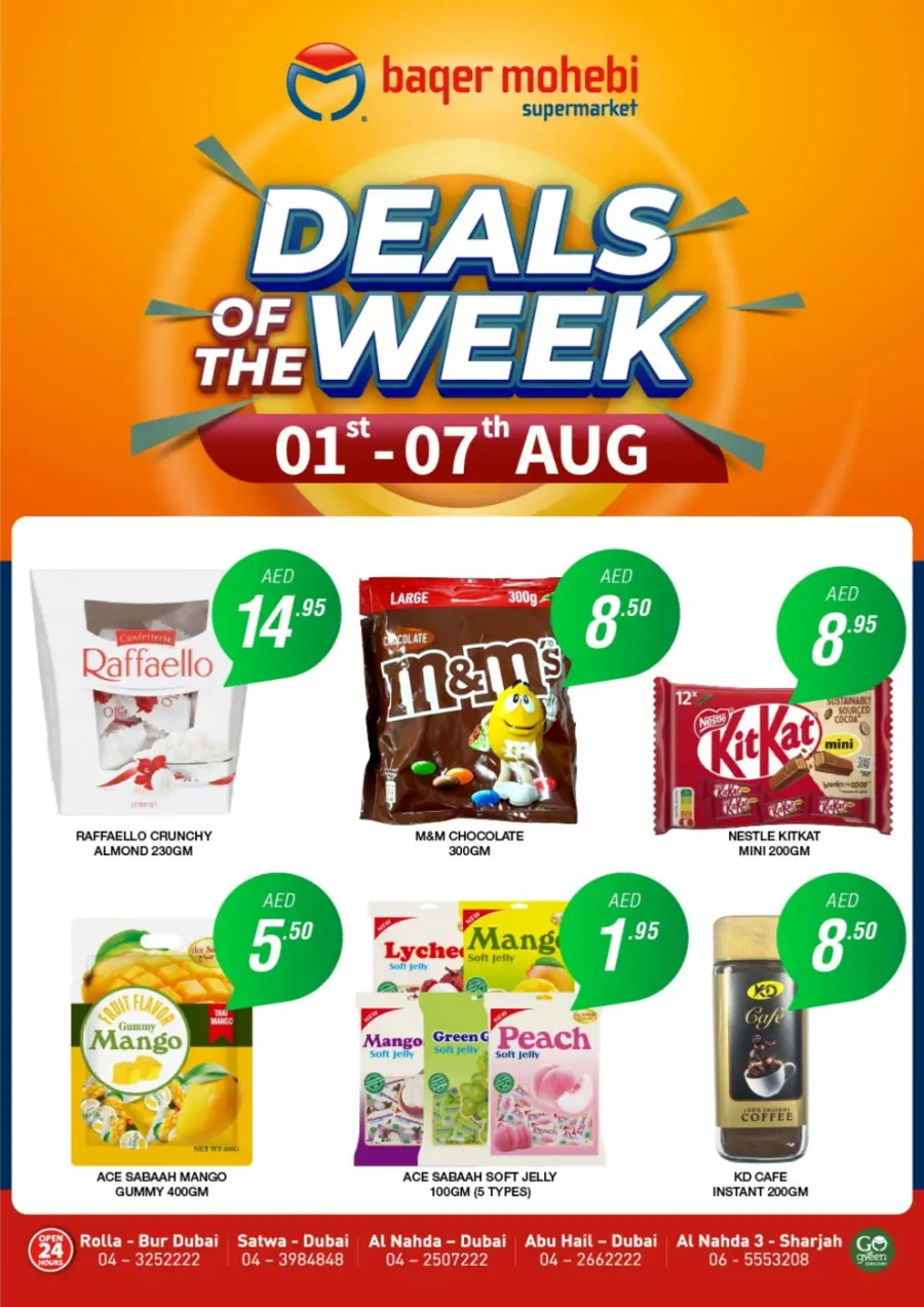 Deals of the Week In Baqer Mohebi Supermarket Sharjah / Ajman