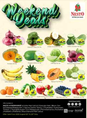Fresh Deals In Nesto Hypermarket Calicut,Malappuram,Kannur,Thrissur,Palakkad