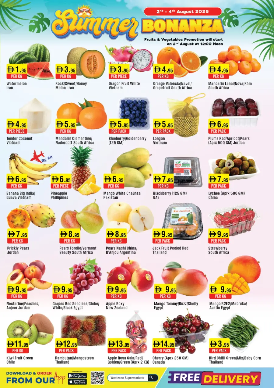 Summer Bonanza – Shop & Save Now! In West Zone Supermarket Dubai