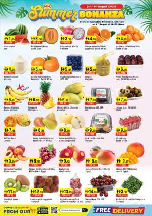 Summer Bonanza – Shop & Save Now! In West Zone Supermarket Dubai,Abu Dhabi,Sharjah / Ajman