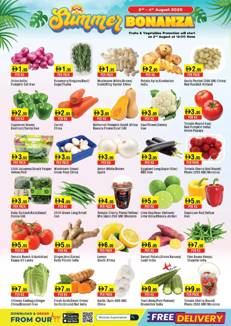 Summer Bonanza – Shop & Save Now! In West Zone Supermarket Dubai