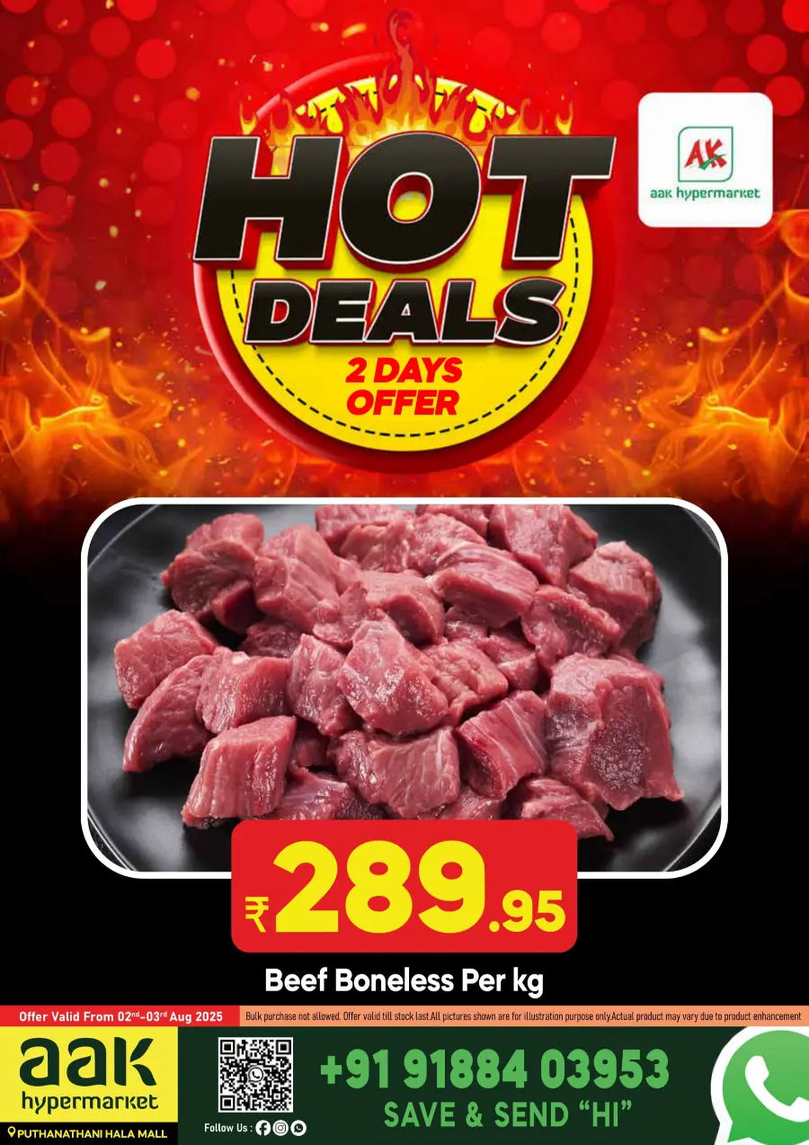 Fresh Deal In AAK Hypermarket Malappuram
