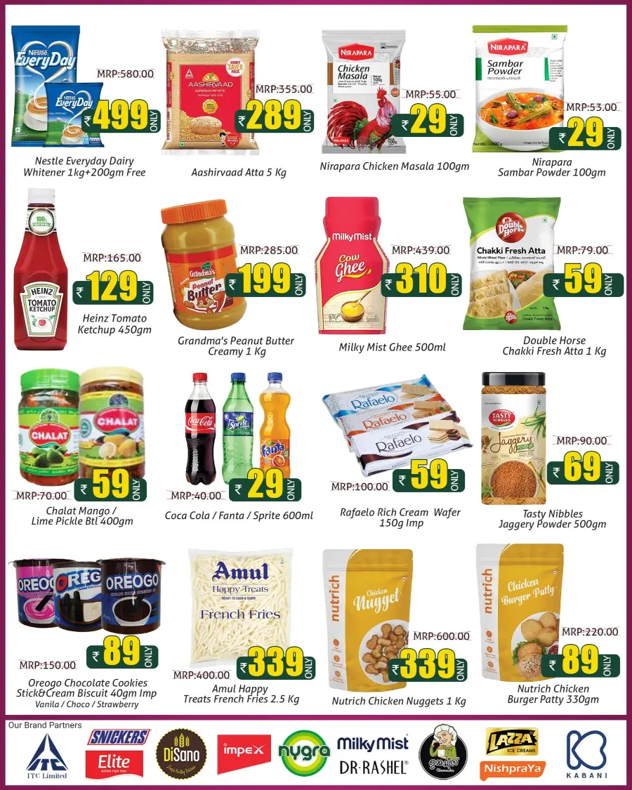 Half Price offers In Greens Hypermarket Kannur