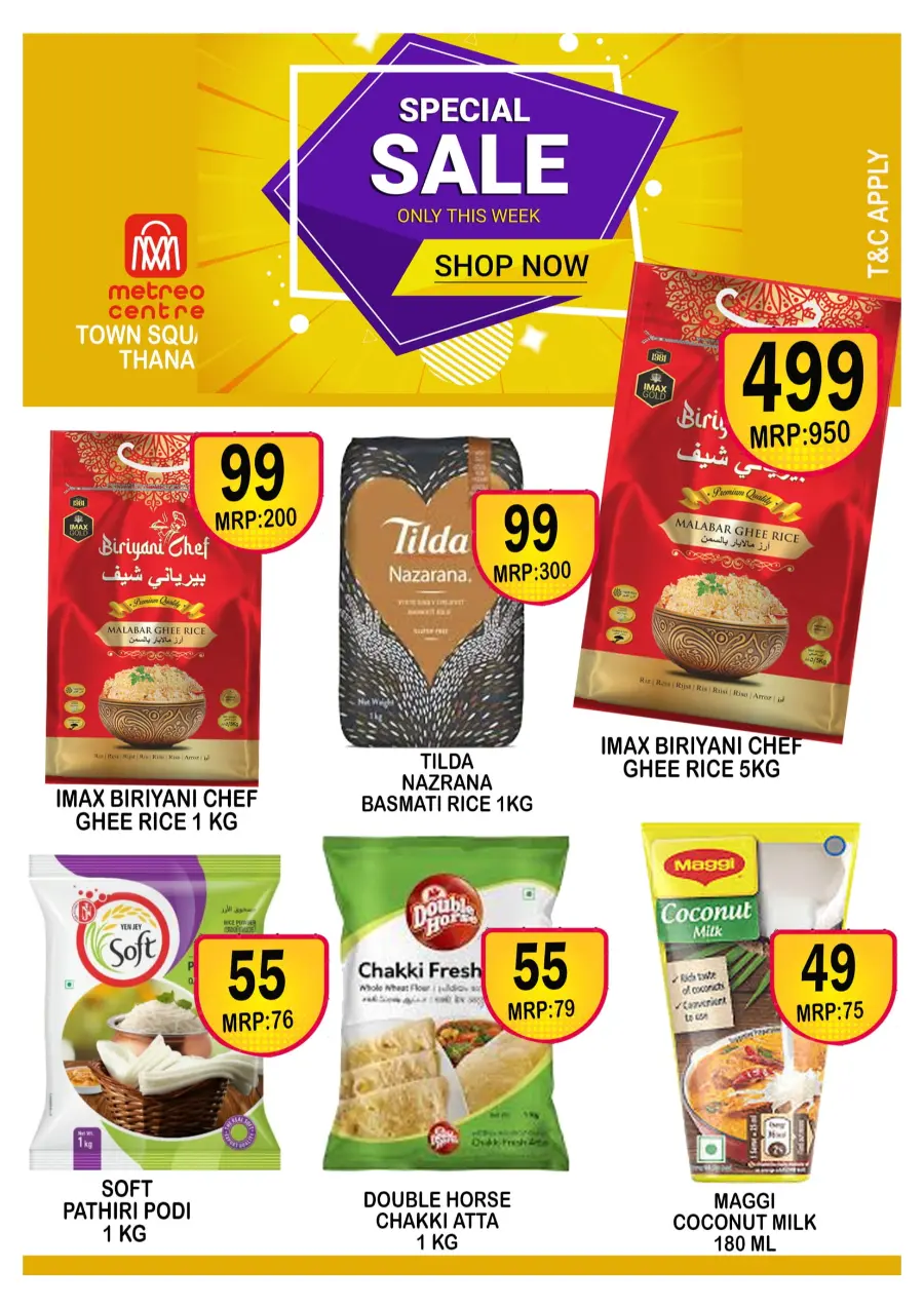 Saturday offer In Metro Centre undefined