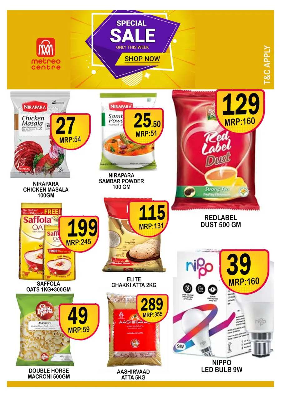 Saturday offer In Metro Centre undefined