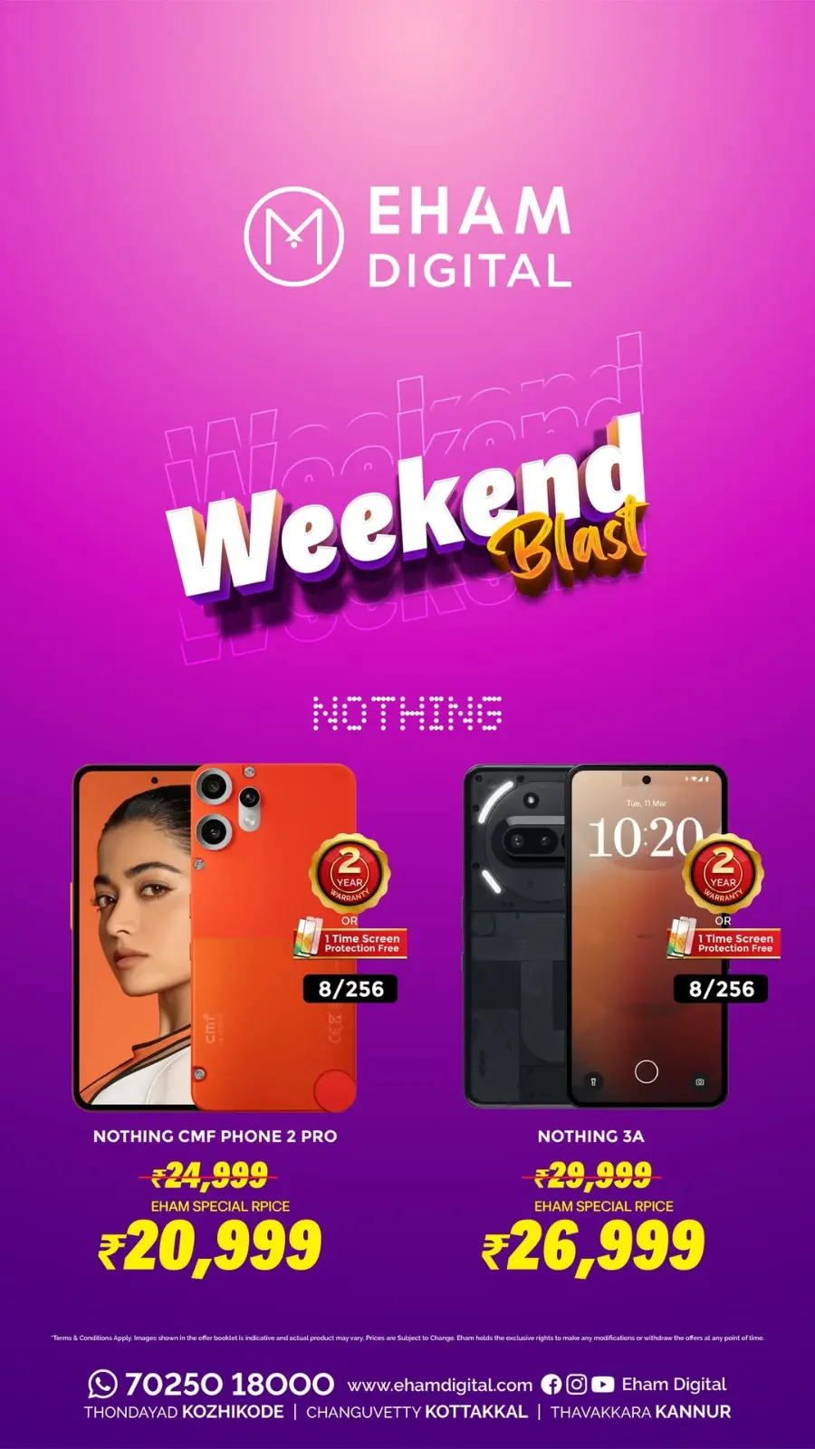 Weekend Sale In Eham Digital Kannur
