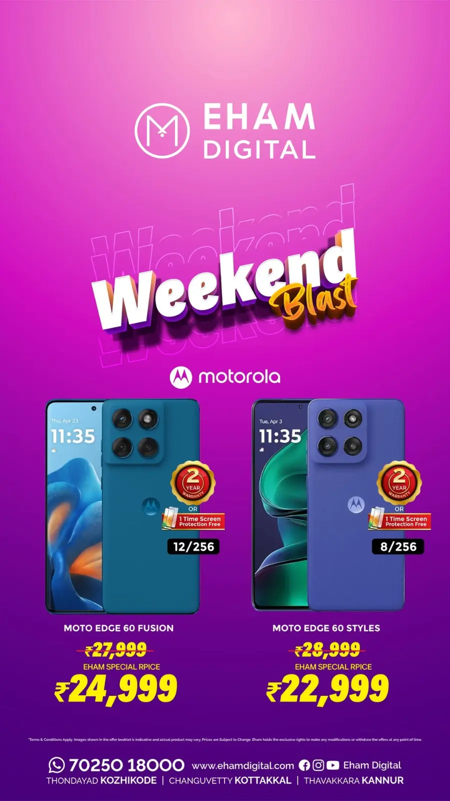 Weekend Sale In Eham Digital Kannur