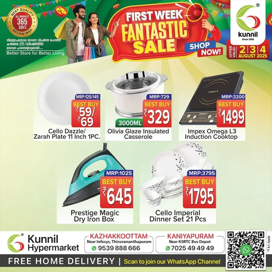 First Week Fantastic Sale In Kunnil Hypermarket Trivandrum