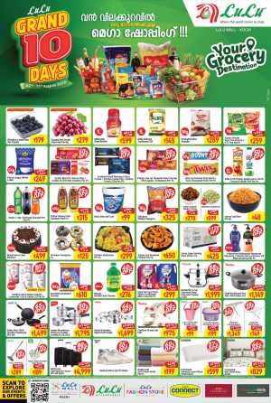 Grand 10-Day Sale – Up to 60% OFF! In Lulu Hypermarket Ernakulam