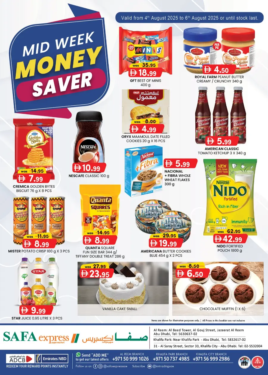 Mid Week Money Saver In SAFA Express Supermarket Abu Dhabi