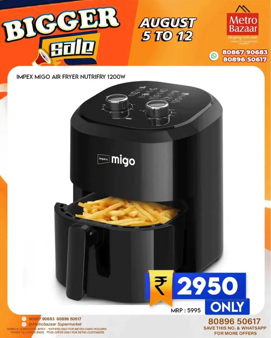 Bigger Sale In Metro Bazaar undefined