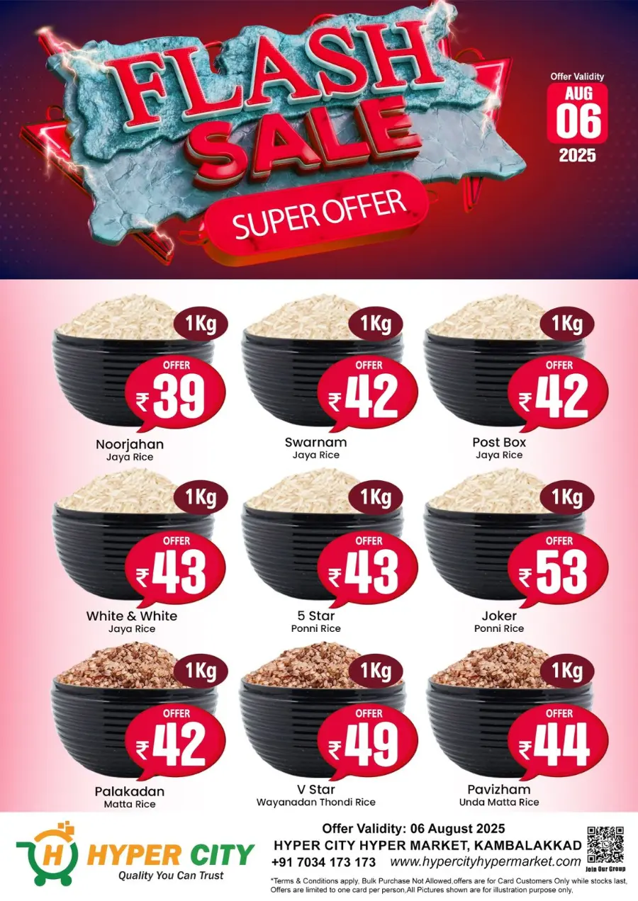 Flash Sale In Hyper City Hypermarket Wayanad