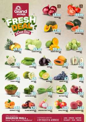 Fresh Deal In Grand Hypermarket Kannur