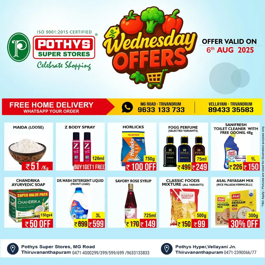 Wednesday Offer In Pothys Superstores undefined