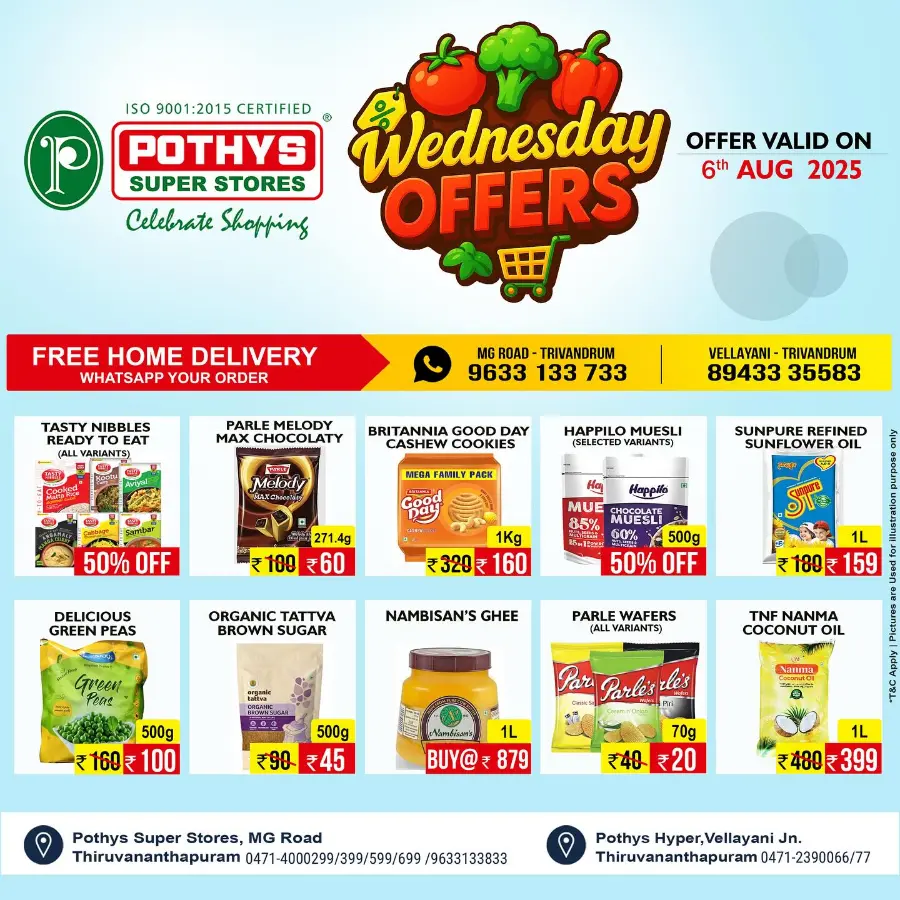 Wednesday Offer In Pothys Superstores undefined