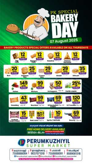 Bakery day In Perumkuzhiyil Supermarket Kollam