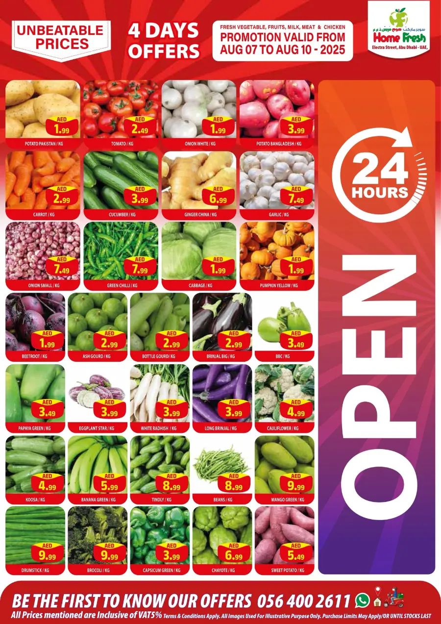 Hot Sale In Home Fresh Abu Dhabi