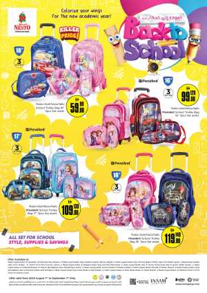 Back to school In Nesto Hypermarket Dubai,Sharjah / Ajman,Ras al Khaimah