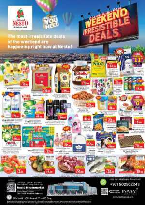 Weekend irresistable deals In Nesto Hypermarket Ras al Khaimah