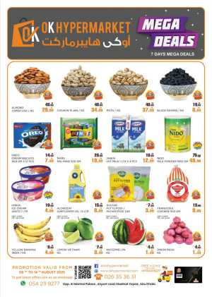 7 Days Mega Deals In OK Hypermarket Abu Dhabi