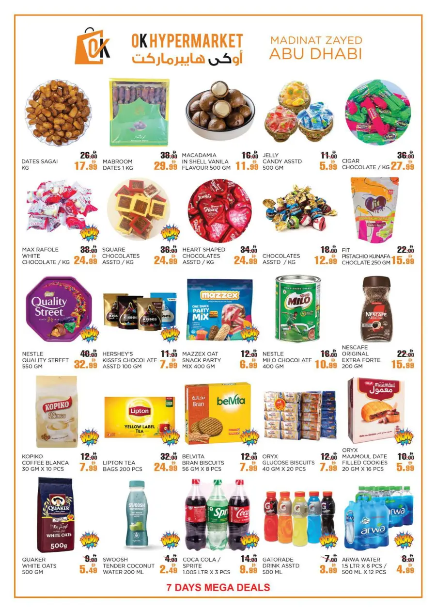 7 Days Mega Deals In OK Hypermarket Abu Dhabi