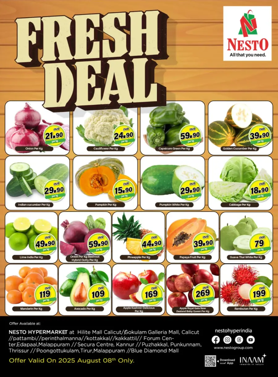 Fresh Deal In Nesto Hypermarket Malappuram