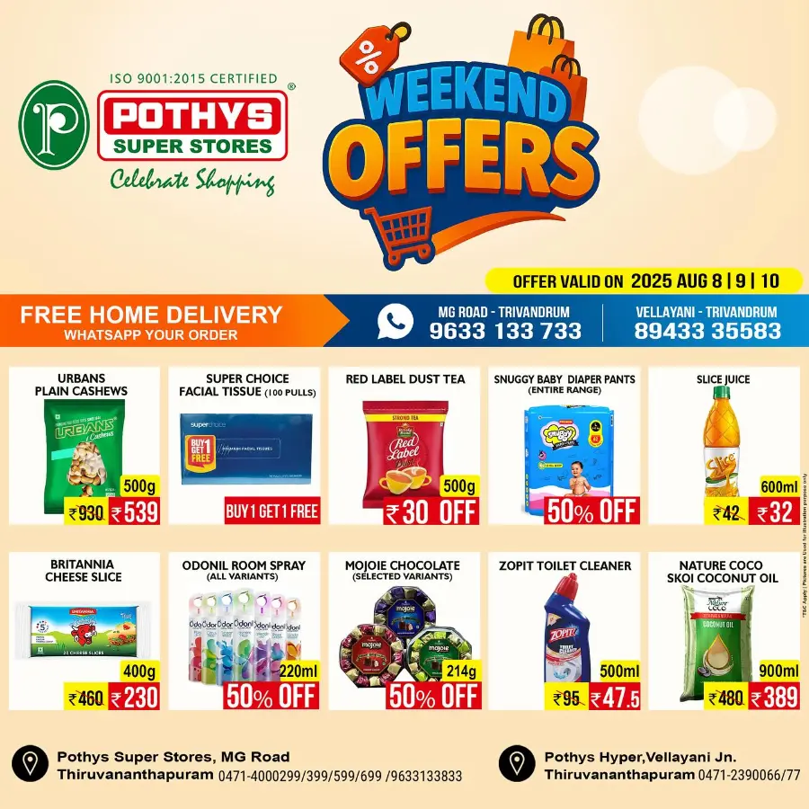 Weekend offer In Pothys Superstores undefined