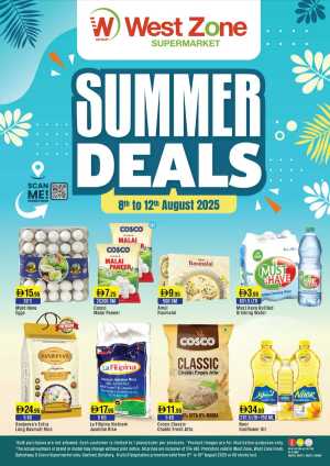 Summer Deals In West Zone Supermarket Dubai,Abu Dhabi,Sharjah / Ajman