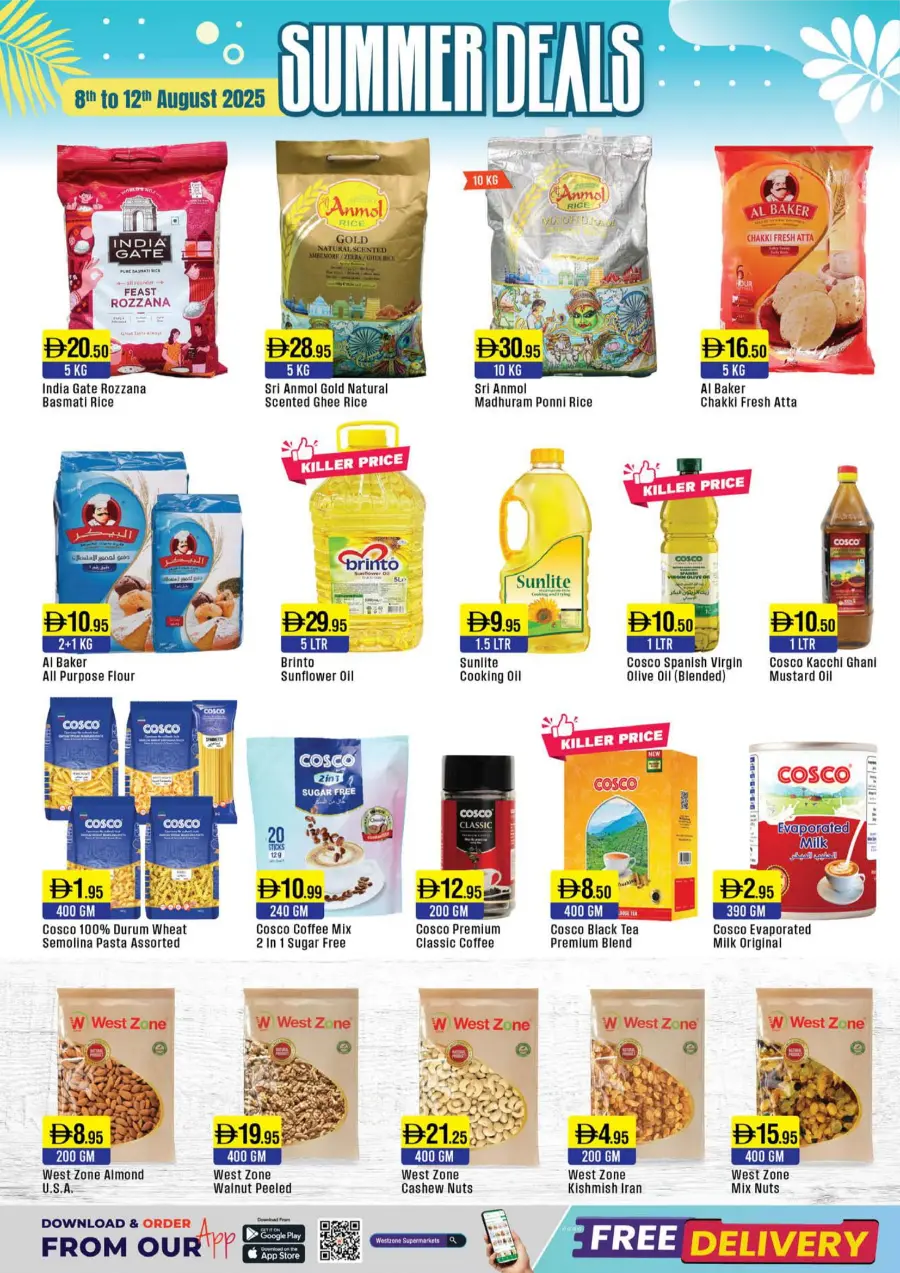 Summer Deals In West Zone Supermarket Dubai
