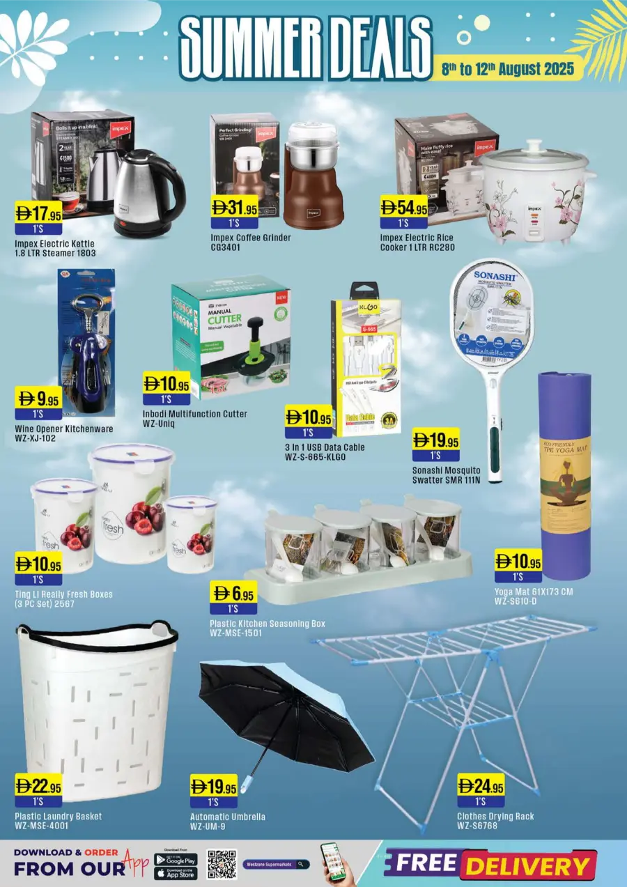 Summer Deals In West Zone Supermarket Dubai