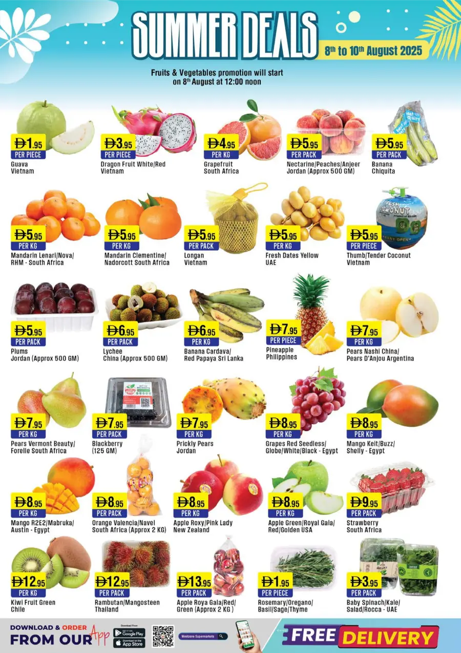 Summer Deals In West Zone Supermarket Dubai