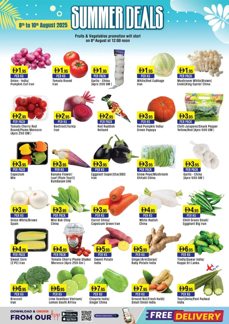 Summer Deals In West Zone Supermarket Dubai