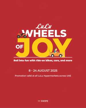 Wheel of joy In Lulu Hypermarket Dubai,Abu Dhabi,Sharjah / Ajman,Al Ain,Fujairah,Ras al Khaimah,Umm al Quwain