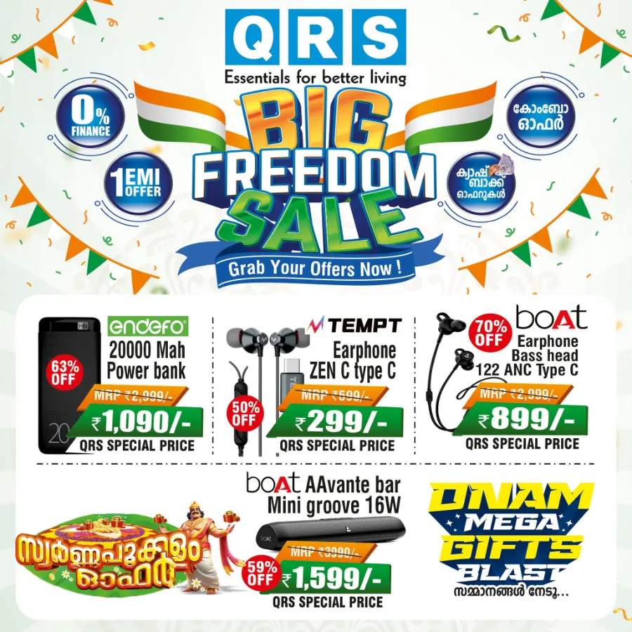 Big Freedom sale In QRS Retail undefined