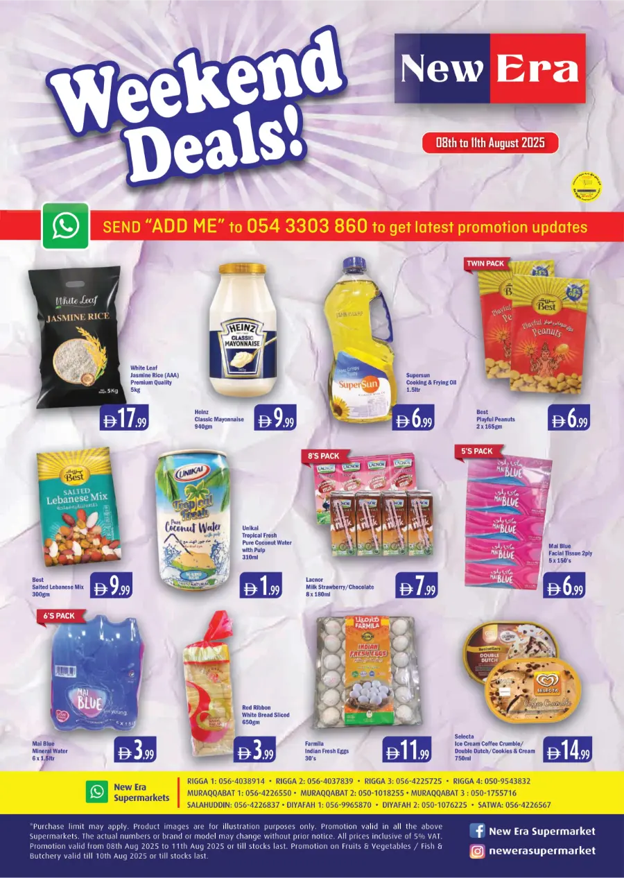 Weekend Deals In New Era Supermarket Dubai