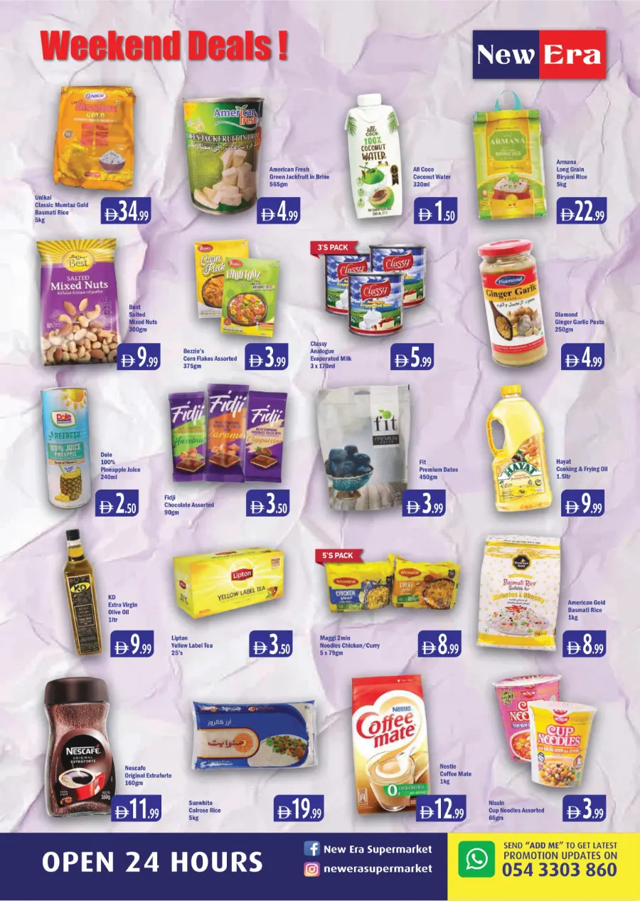 Weekend Deals In New Era Supermarket Dubai