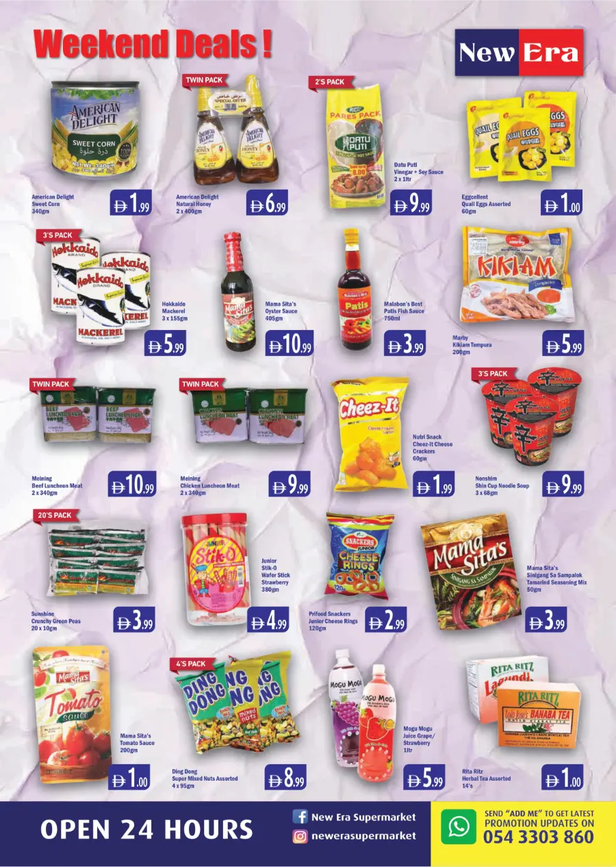 Weekend Deals In New Era Supermarket Dubai