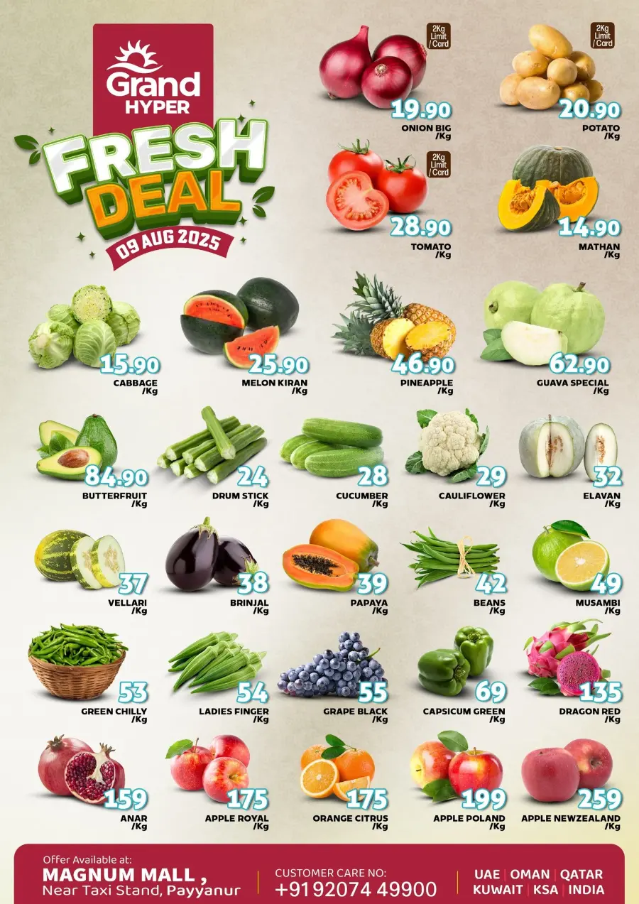 Fresh Deal In Grand Hypermarket Kannur