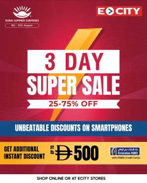 3-Day Super Deals on Smartphones, MacBooks & Tablets! In Ecity Electronics Dubai,Abu Dhabi,Sharjah / Ajman