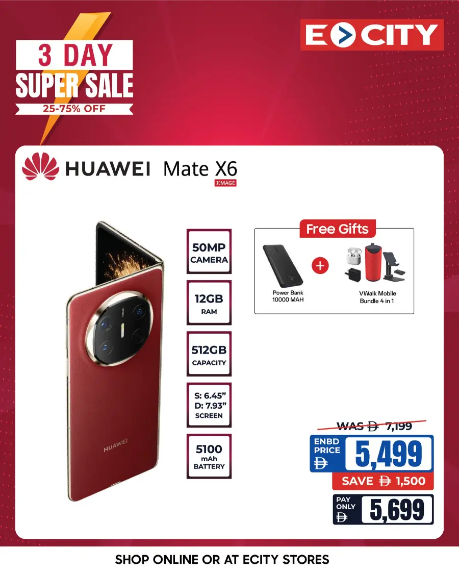 3-Day Super Deals on Smartphones, MacBooks & Tablets! In Ecity Electronics Sharjah / Ajman