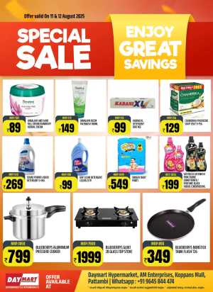 Special Sale In Daymart Hypermarket Palakkad